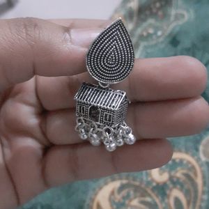 Silver Earrings So Beautiful 😍