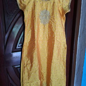 Yellow Festival Wear Kurta