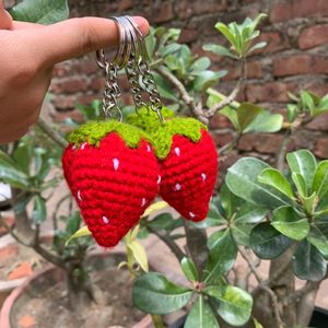 Strawberry Keychain