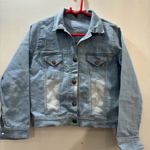 Denim Jacket In Blue. Color