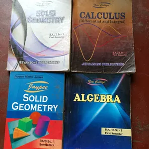 B.A./ B. Sc First Semester Maths Books + 1 Sol.