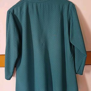 Blue Decent Short Kurti