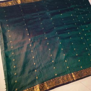 Cotton Blend Pure Gadwal Saree