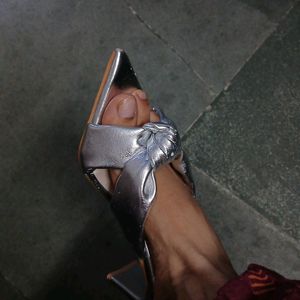 Silver Heels for Party,office,outing