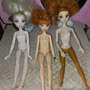 Disney Dolls Barbie Three Pieces