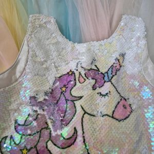 Girls Unicorn Frock