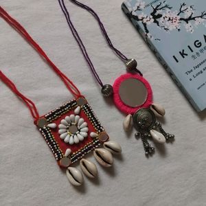 Necklaces With Earrings For Navratri