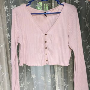 H&m Pink Full Sleeve Top