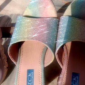 Unicorn 🦄 Shimmery Block Heels