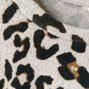 H&M Animal Print Sweater in S