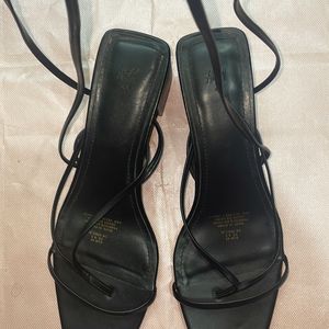 Black H&M Strap On Heels