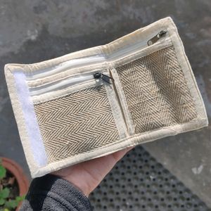 Hemp Beige Colour Wallet