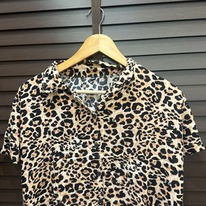 Leopard Print Nightsuit Set