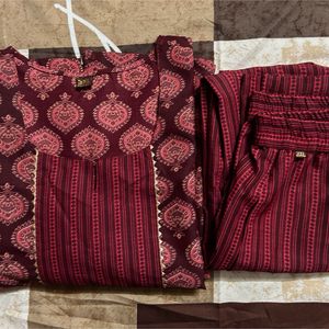 Mauve 3xl Kurta Set