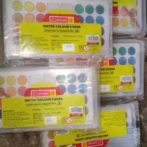 Camlin Water Colour Cakes 24 Shades ( Pack Of 5 )