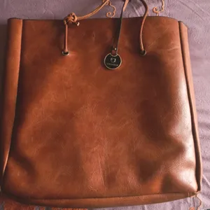 Pure Leather Branded  Shopping/Office Shoulder Bag