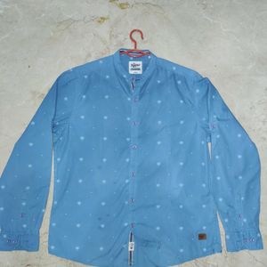 Roadster Sea Green Shirt For Men.