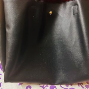 Black handbag