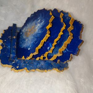 Resin Coasters With Tray