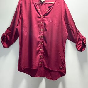 New maroon top for women