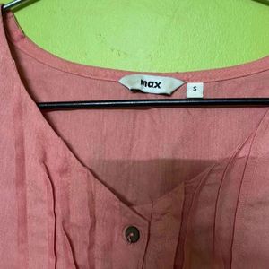 Peach Color New Top For Ladies