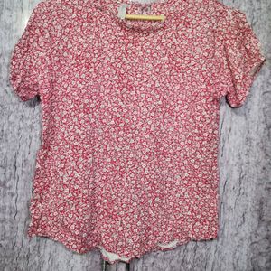 Floral Pattern Top For Women's