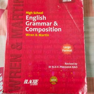 Wren & Martin High School English Grammar Book