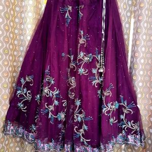 Royal Purple Lehnga | Wedding Season | Party Wear