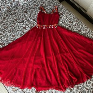 Navratri Special Red Dress