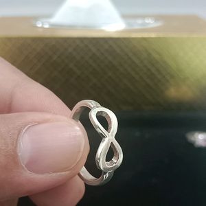 Pure 92.5 Silver Infinity Ring.