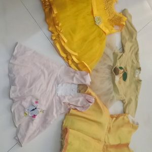 4set Of Baby Girl Good Dress's