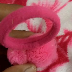 Pink colour Rabit Rubber Band