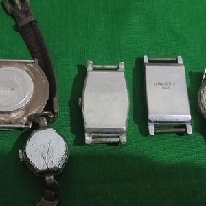 Combo 32 Vintage Watches And Machine