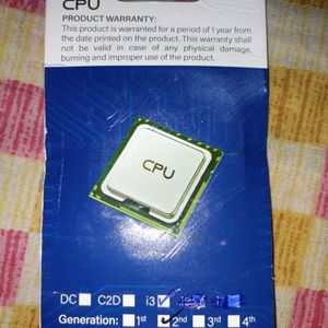 I3 Second Generation Processor