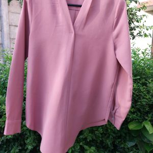 Nude Pink Formal Shirt/ Blouse