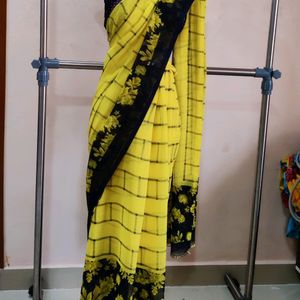 Yellow 💛 Saree