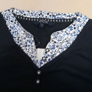 Blue casual Top