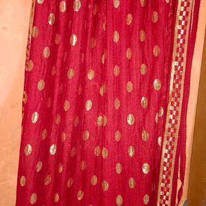 Red Colour Dupatta ♥️♥️🍒