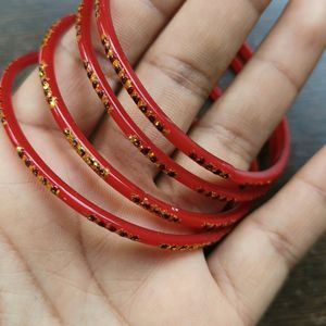 Blue Bangles 8 + Red (6) + 4 Goldred