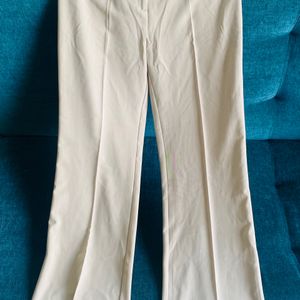 Beige high waist pants