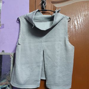 Combo Of Casual Over Netted Top