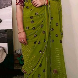 New Heavy Work Saree