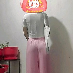 Pink Casual Pant