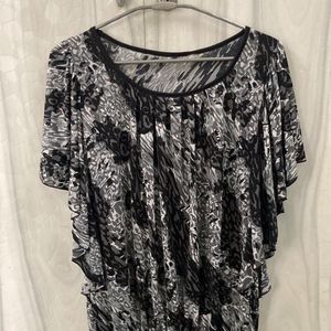 Black Elegant Party Top