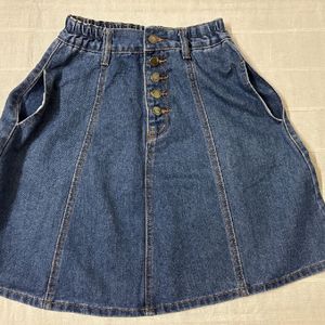 Denim Mini Skirts (2)