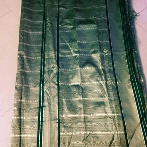 Green Colour Pure Kanjeevaram Silk Saree