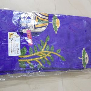 Lavender New Saree