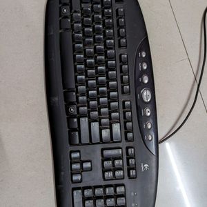 Logitech Keyboard With Detachable Armrest