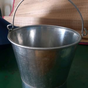 Steel Bucket (No Flaws(You Will Clean Or Polished