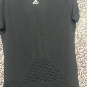 Adidas Originals Black Designer T Shirt